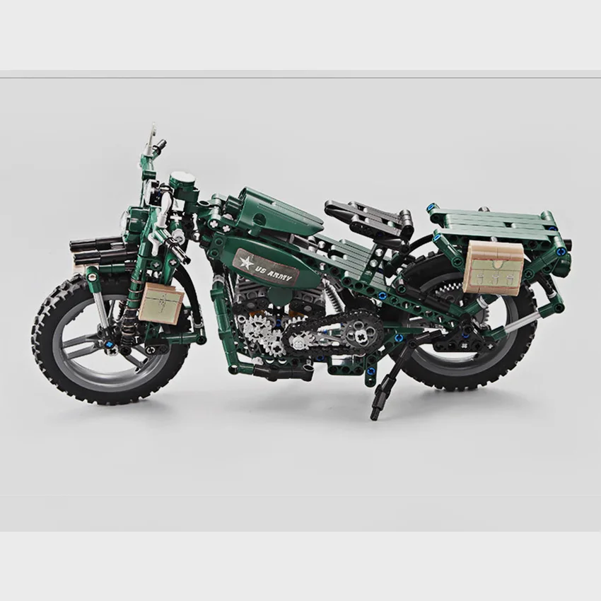 550PCS Motorcycle Model Building Blocks set with Motor Battery Box Bricks Compatible for Legoes LEPIN Technic blocks Toys Gift 