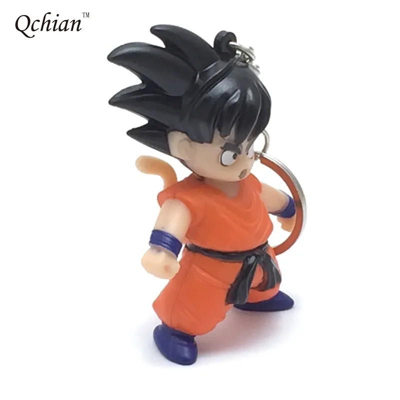 Аниме DRAGON BALL Z Son Goku брелок свет и звук Kakarotto брелки светодиодные подвесные игрушки для детей