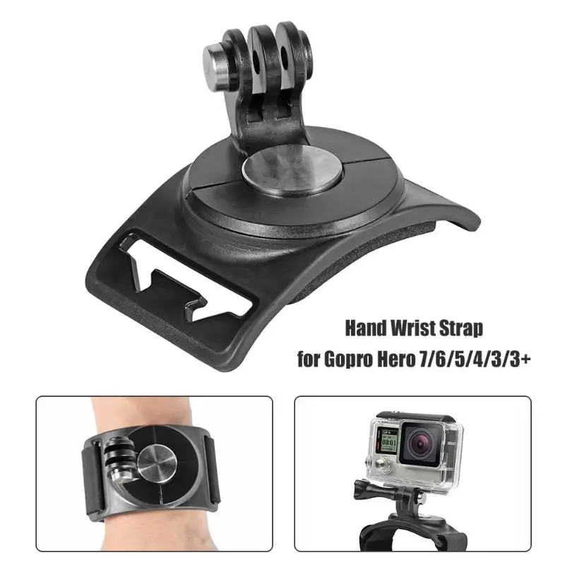 

1set 360 Degree Rotation Hand Wrist Strap Hand Mount Stand Bracket Holder Leg Band Belt for Gopro Hero 7/6/5/4/3/3+