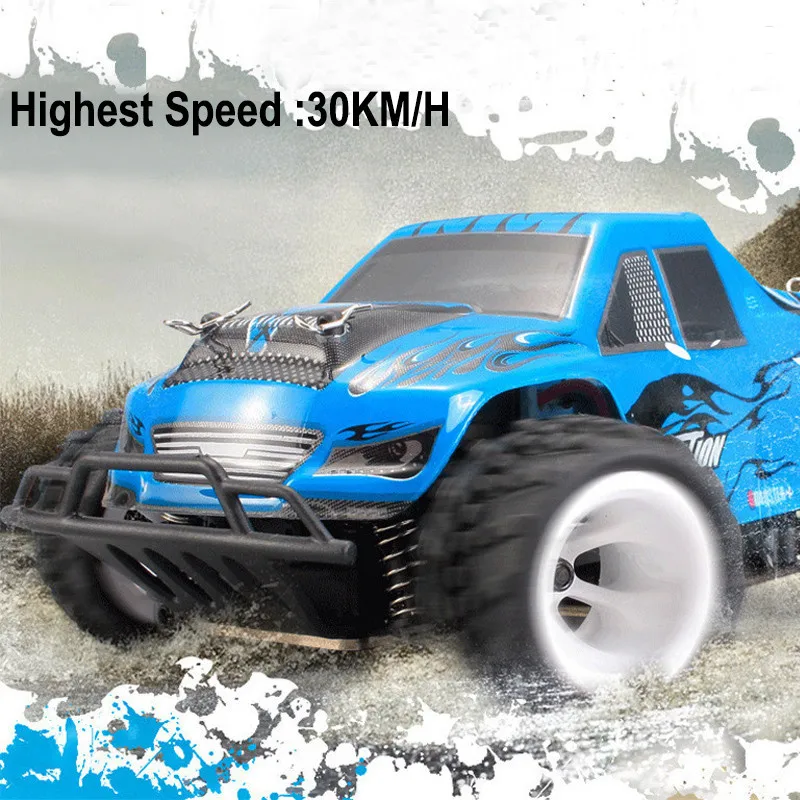 WLtoys 2 4G 4WD 30 км/ч 1/28 RTR версия высокоскоростной Радиоуправляемый грузовик с