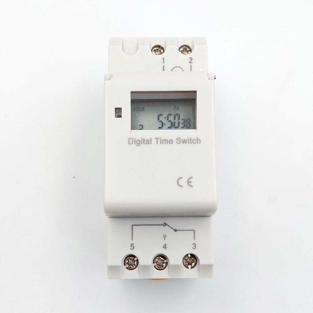 AC 12V 24V 110V 220V цифровой LCD Таймер питания программируемый реле времени 15A|Таймеры| |