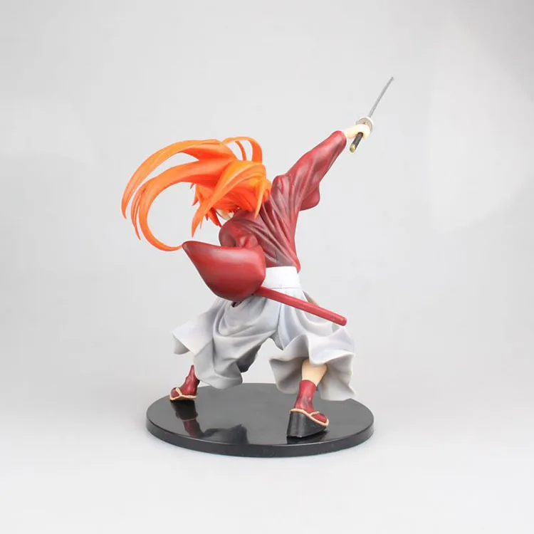 Rurouni Kenshin 18 см японский классический HIMURA KENSHIN ПВХ Фигурки игрушки Аниме Фигурки игрушки для детей рождественские подарки