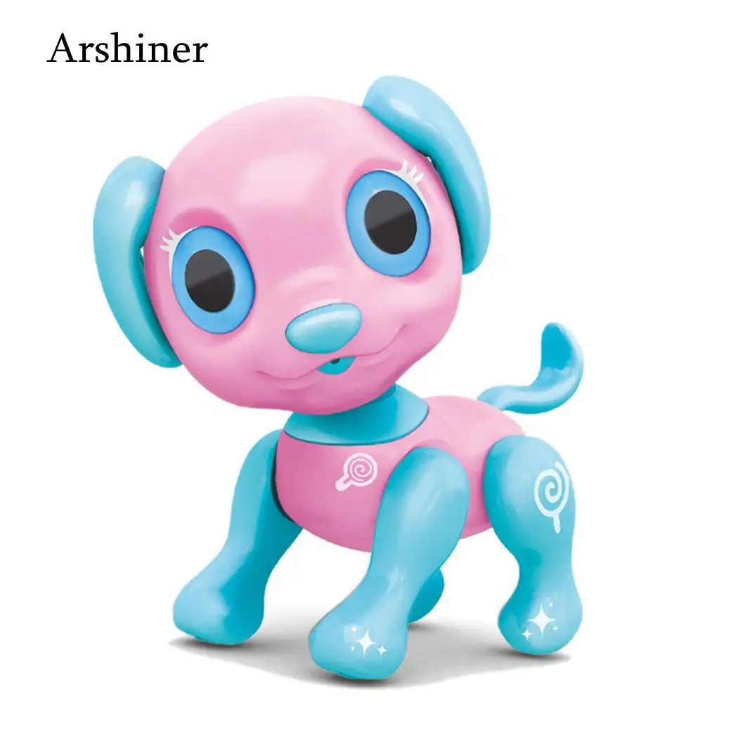 Interactive Smart Puppy Robotic Dog voice-activated touch recording LED Eyes Sound Recording Sing Sleep Cute Toy Smart pet dog