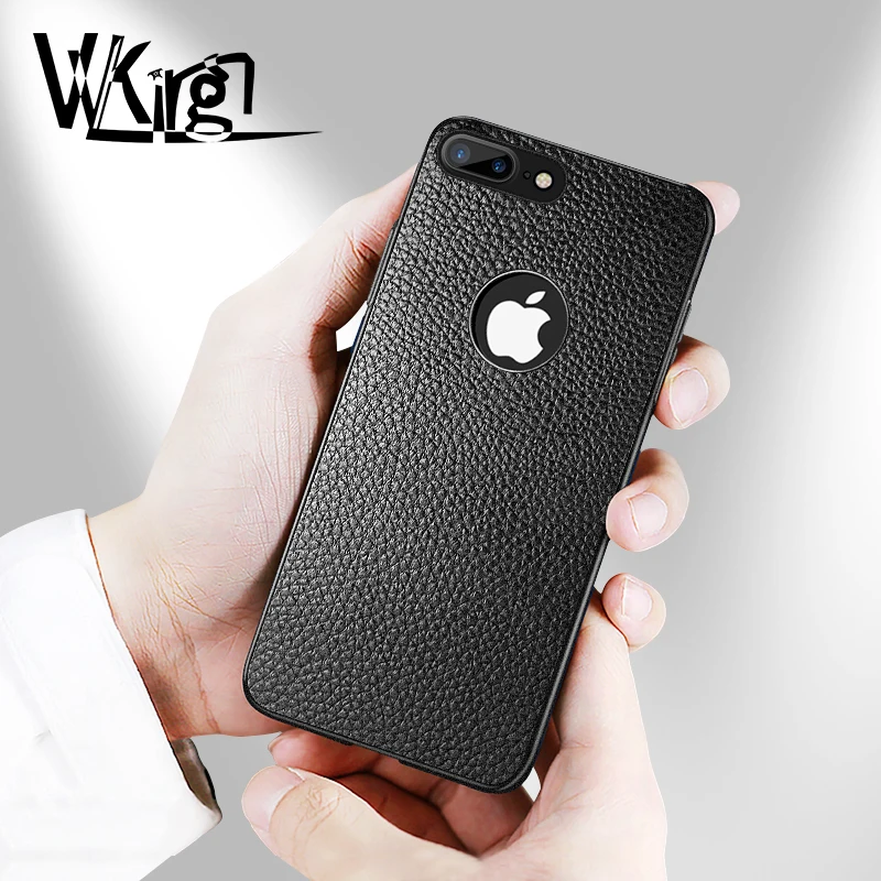 Для iPhone чехол из ТПУ кожи задняя ультра тонкая крышка телефона для Apple X XS Max XR 6 6s 7 8