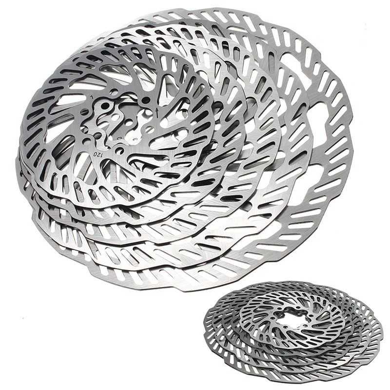 

1Pcs 120/140/160/180/203mm Stainless Steel Bike Disc Brake Rotors With 6 Bolts For Mountain Road Parts High Quality