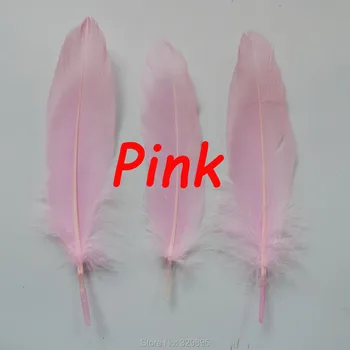 

Wholesale 1000Pcs Pink Natural Goose Feathers plumes for Home Crafts Cosplay Clothing Shoes Hat Decoration floating plumas