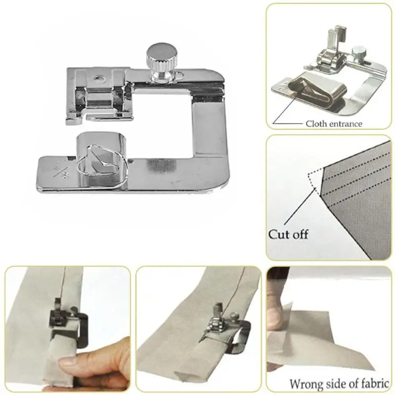 13-25 см прижимная скрученная кромка для ног домашняя швейная машина лапка бытовая швейная машина аксессуары