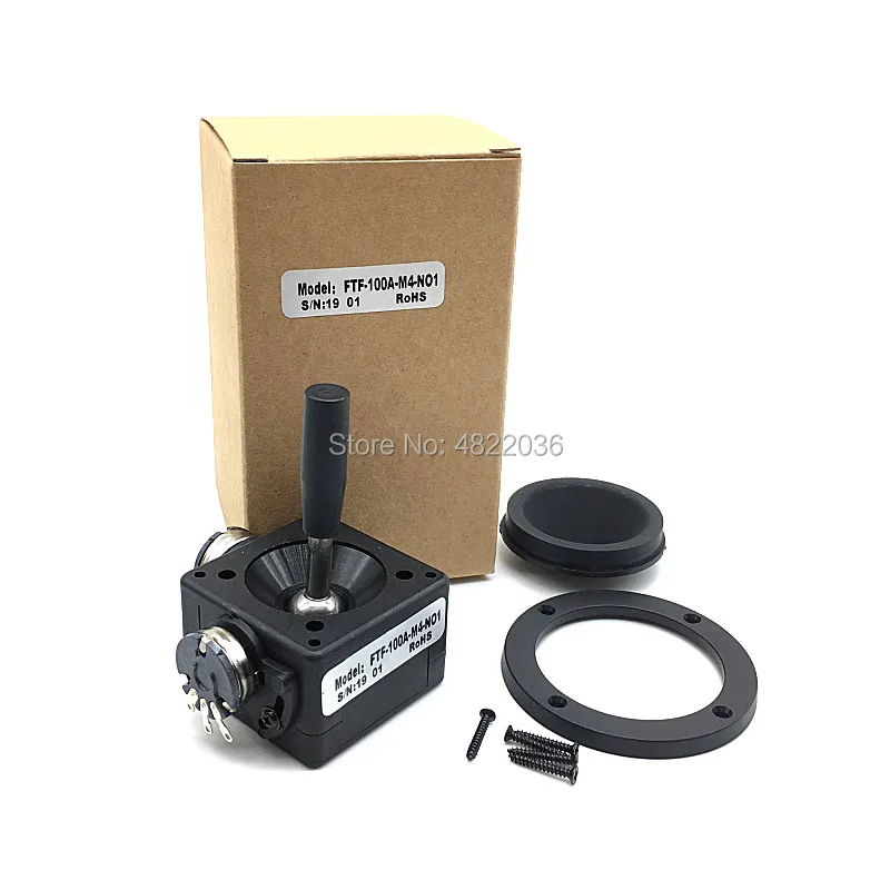 Free Shipping 360 Degree 2-axis Sealing 10K Joystick Potentiometer Won't Reset for Lighting Console Without Switch