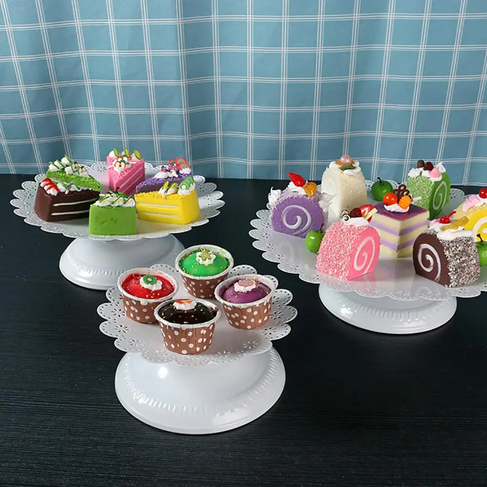 

European Cake Stand Snack Tray Paper Cupcake Rack Fruit Plate Dessert Table Display Stand Home Decoration For Wedding Birthday