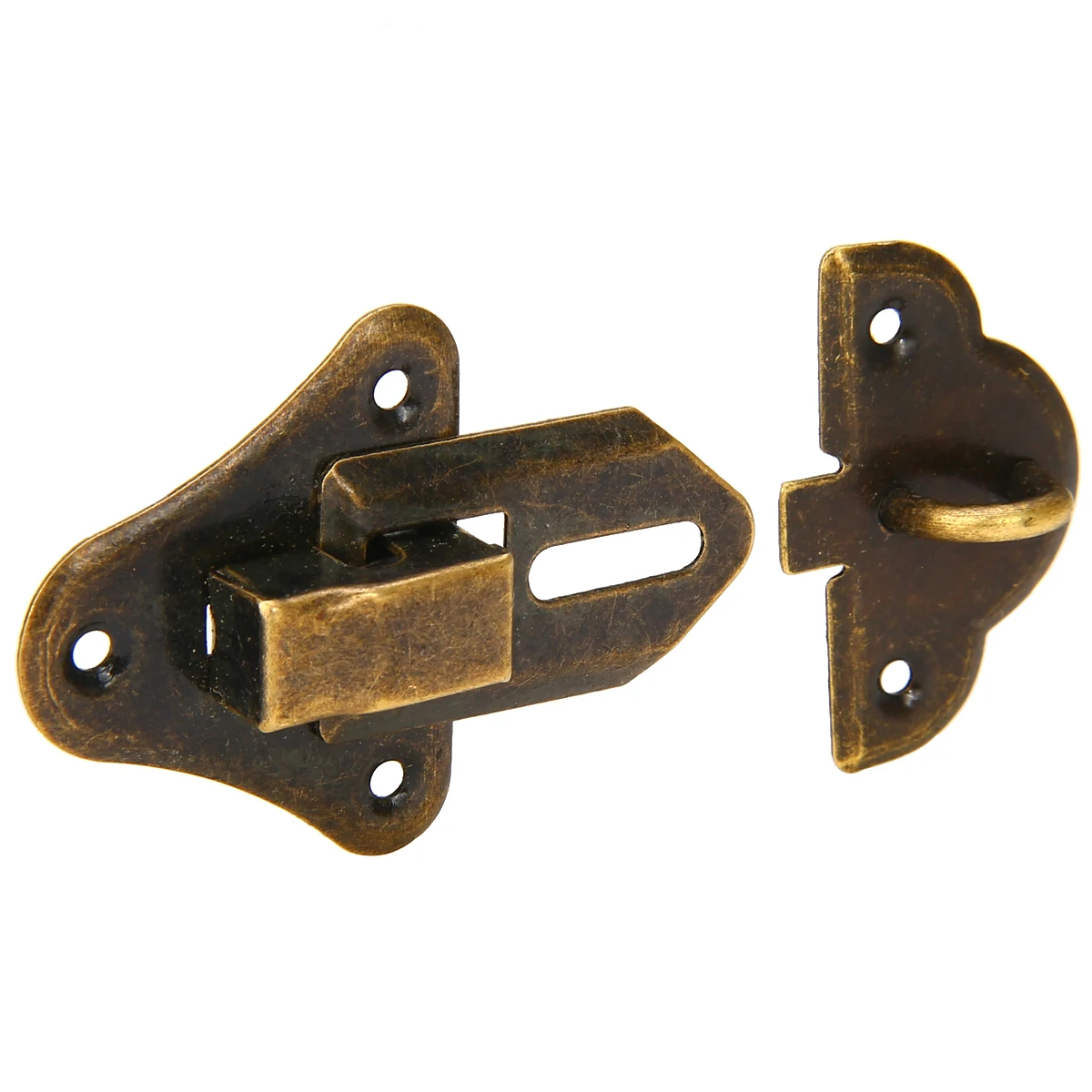 Mayitr 5pcs Bronze Tone Case Latch Hasp Sets Jewelry Gift Wooden Box For Home Furniture Buckle Clasp Lock Mayitr 5pcs Bronze Tone Case Latch Hasp Sets Jewelry Gift Wooden Box For Home Furniture Buckle Clasp Lock