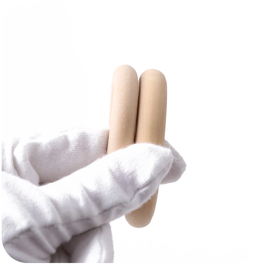 5Pc 70MM 자연  나무 젖니가 남 반지 Teether 나무  Teethers 어린이를위한  액세서리 DIY 공예 어린이 용품 장난감