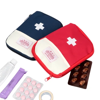 

Home Medicine Storage Bag Emergency Survival Kit Outdoor Travel Medical Bag Mini Car First Aid Kit Pouch Oxford Cloth