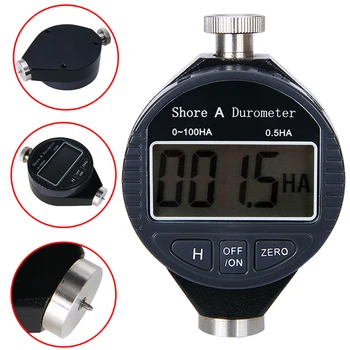 

0~100HA Digital Rubber Hardness Tester Durometer A Type Precise Hardmeter Data Output Interface Rubber Digital Hardmeter