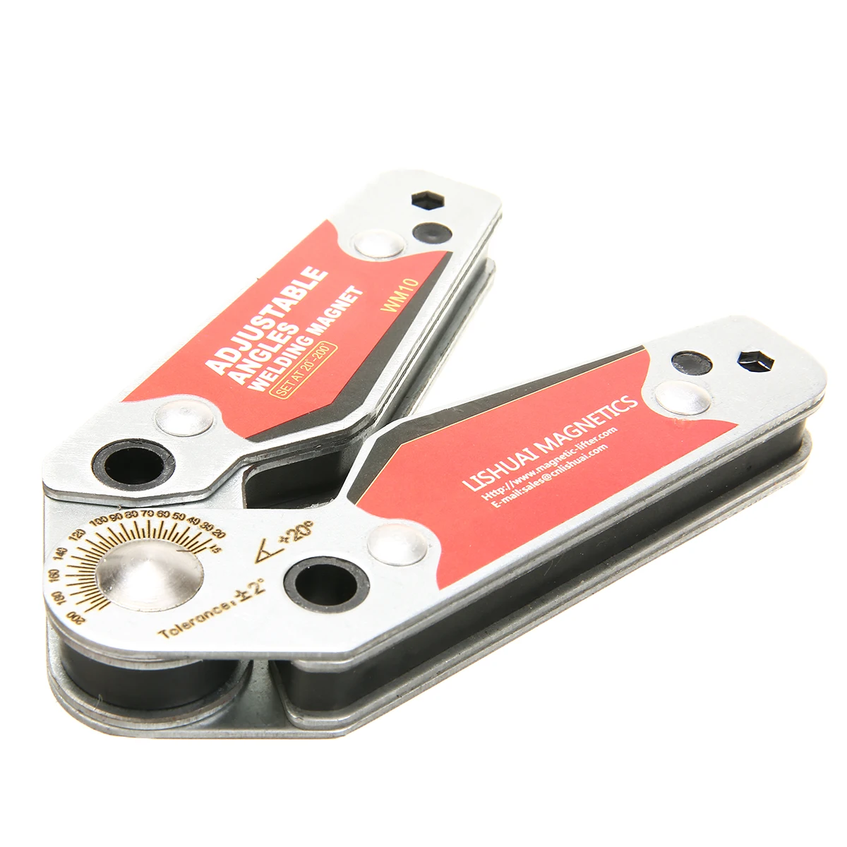 

1pc 20~200 Degree Adjustable Angles Welding Magnet Corner Magnetic Holder for Iron Welding and Positioning WM10