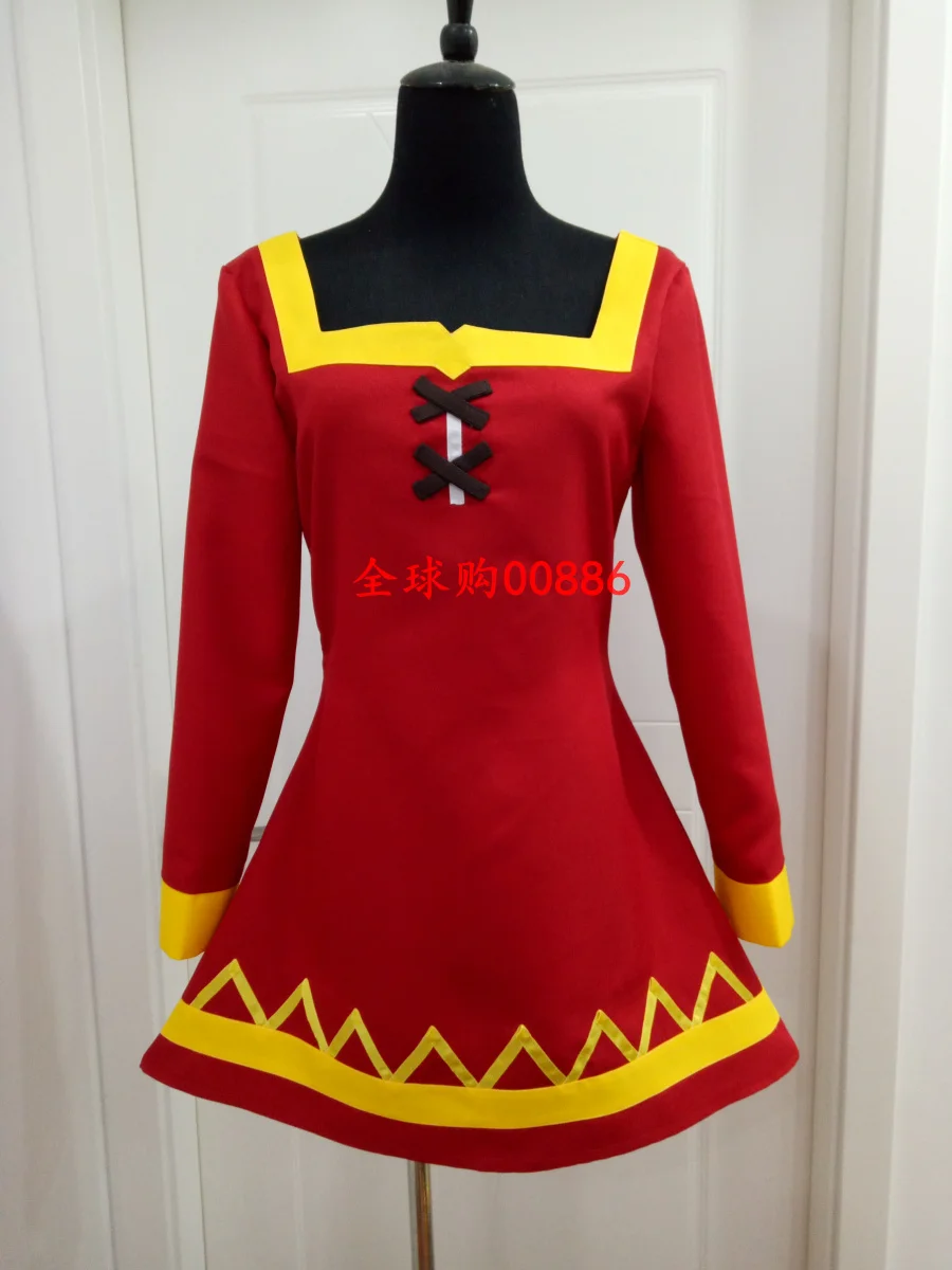 KonoSuba Megumin; карнавальный костюм; нарядное платье ведьмы; Карнавальный костюм для Хэллоуина вечерние костюмы для косплея; Одежда для взрослых