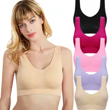 Женский ударопрочный сетчатый беспроводной мягкий бюстгальтер X-back Gym Active Sports Bra