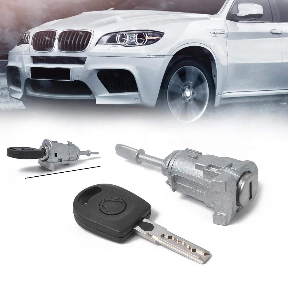 Door Lock Cylinder Repair Kit 2 Keys for Volkswagen Golf Hatchback