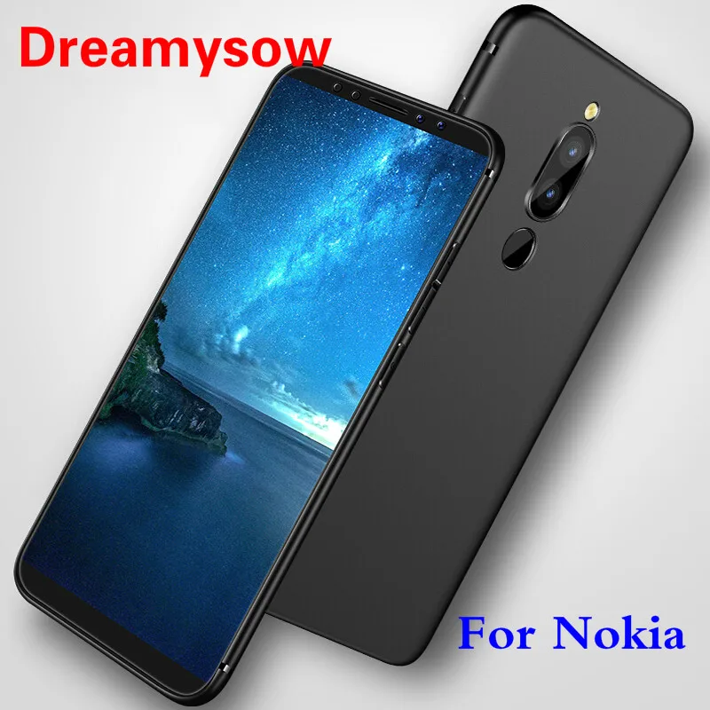 

Black Matte Soft Silicone TPU Case for Nokia 2 5 6 2018 3 7 Plus 8 9 X6 X5 2.1 3.1 5.1 6.1 Ultra Thin Cover Soft Phone Cases
