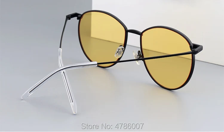 Titan Nachtsicht Sanfte black Box Brillen Männer 2019 Frauen Gläser Marke Lila Uv400 Luxus claret Metall Yellow Mit Runde Objektiv Sonnenbrille Xwvfwq