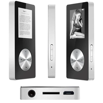 

DOITOP BT MP3 MP4 Player Hifi MP4 Player Full Metal Sport Mini Walkman With Speaker Support TFCard FM Watch Game Recorder