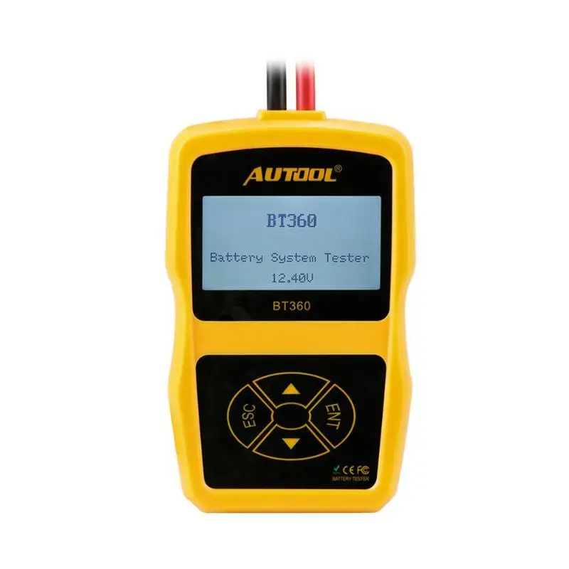 

AUTOOL BT-360 DC 12V Vehicle Battery System Tester Car Charging Analyzer