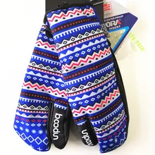 Водонепроницаемые перчатки зимние теплые женские перчатки для сноуборда лыжные перчатки, защита от ветра тепловой флис снег, катание на коньках лыжные перчатки