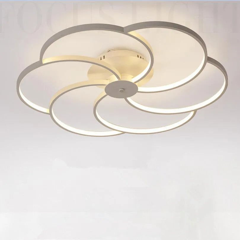 

New Flowers Led Lamps High Power Led Ceiling Lights Living Room Dining Room Led Ceiling Lamps Led Lustre Lighting Ceiling Lamp 3