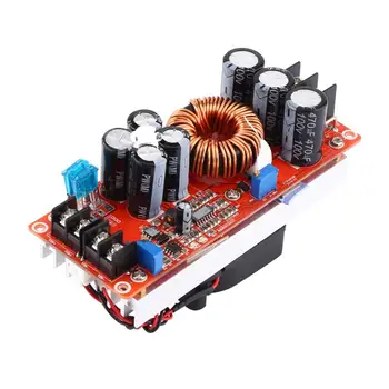 

Hot 1200W 20A DC-DC Step-up Boost Converter Constant Current Boost Module LED Driver With Cooling Fan 2019 new style