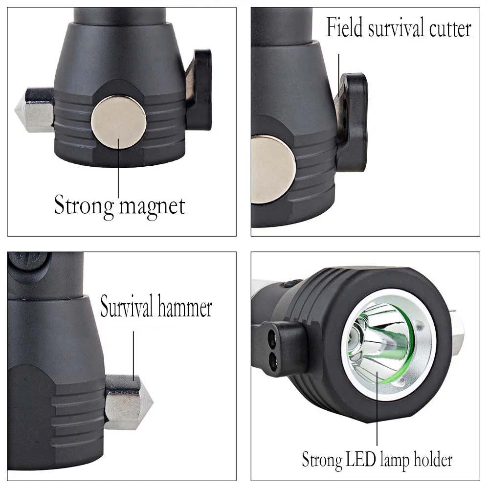 Multifunctional Solar Energy Escape Rescue Tactics Charging Emergency USB Charging Ball Function Flashlight Multifunctional Solar Energy Escape Rescue Tactics Charging Emergency USB Charging Ball Function Flashlight