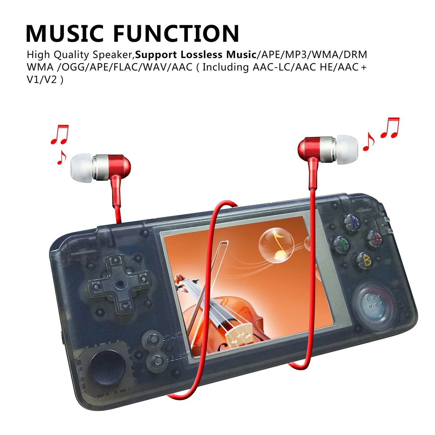  Powkiddy Retro Handheld Game Console 16GB 3inch Portable Mini Video Gaming Players Built-in 3000 Ga