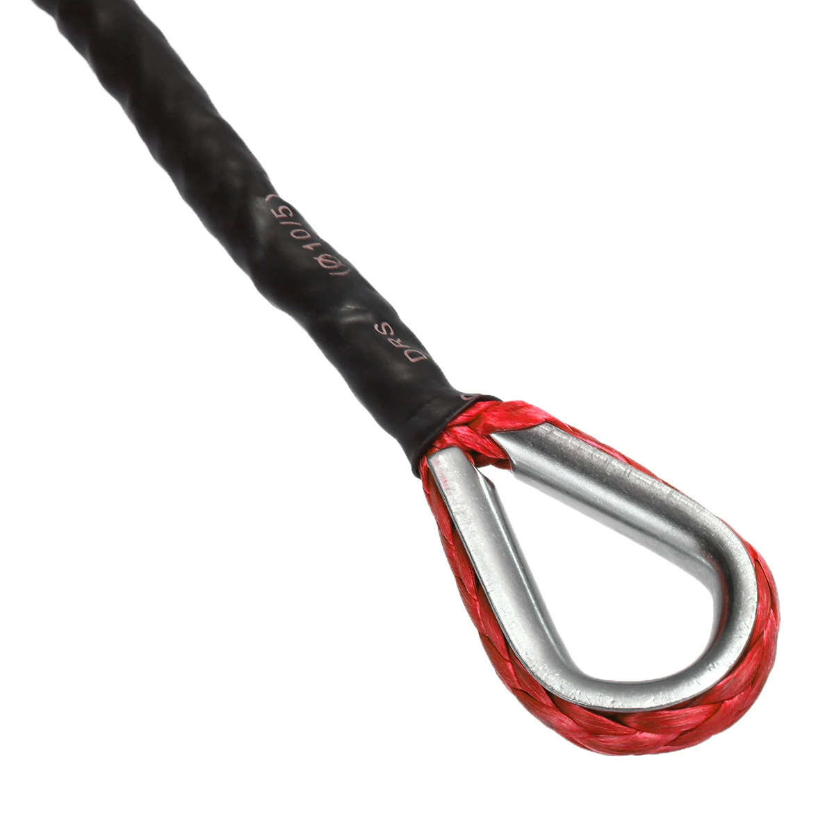 دائم 1/4 ''x '6 مللي متر * 15 m الأحمر 7000lbs الاصطناعية الألياف حبل رفع كابل خط العالمي للمركبة UTV قبالة-الطريق