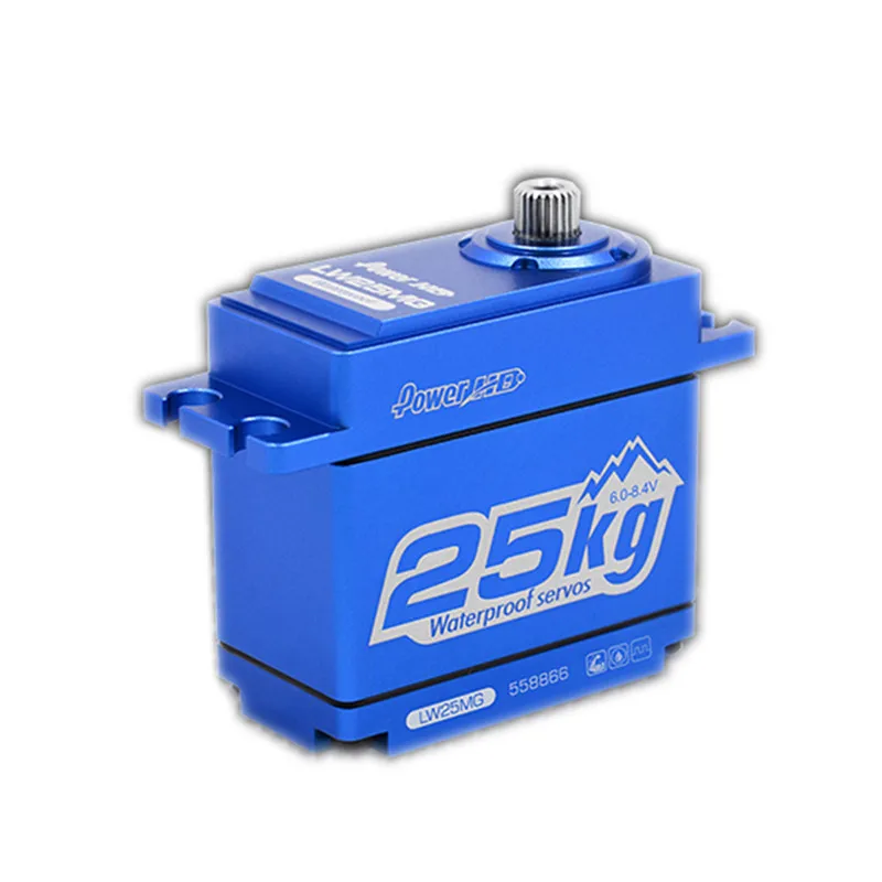 

Power HD LW25MG Digital Servo 25KG Metal Gear Crawler-specific Waterproof Large Torque For KM2 TRX-4 T4 RC Car