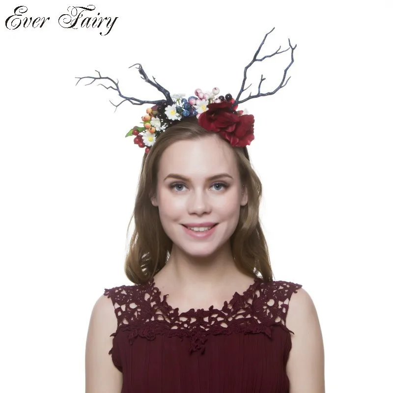 

2019 NEW Flower Hairband Wedding Women Headband Ladies Flower Crown Girl Hair Accessories 14 Style