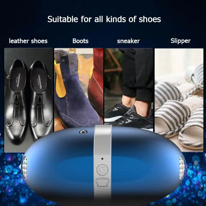 

15 minute Fast drying Shoe Dryer Egg Shape Boot Odor Deodorant Dehumidify Device Shoes Heater Drier Foot Protector Sterilization
