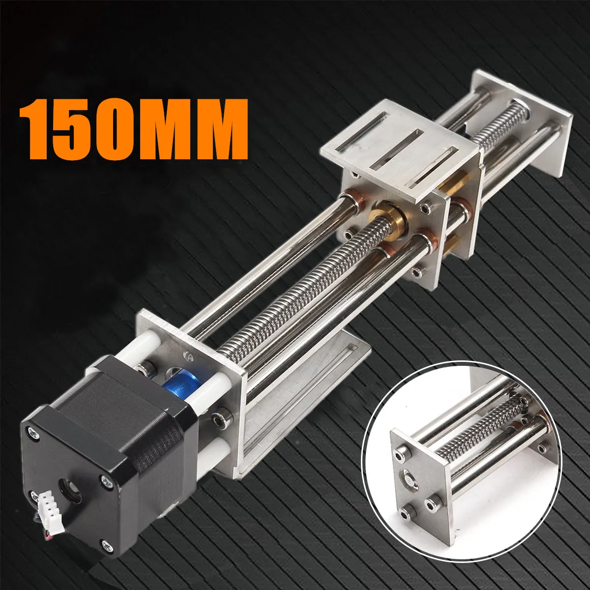 

Mini 150MM CNC Z Axis Slide 3 Axis DIY Motion Milling Engraving Engraving machine accessories