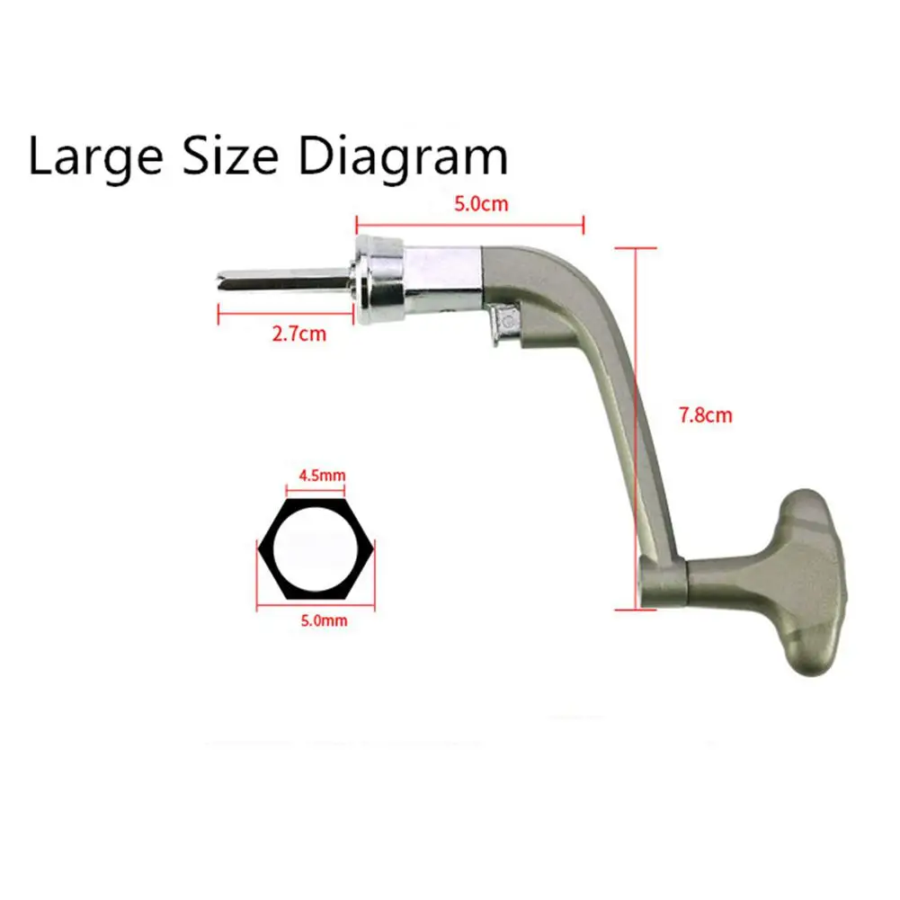 1PCS Metal Spinning Reel Handle Grip Fishing Reel Replace Folding Rocker Arm Crank Handle Replacement Random Color 1PCS Metal Spinning Reel Handle Grip Fishing Reel Replace Folding Rocker Arm Crank Handle Replacement Random Color