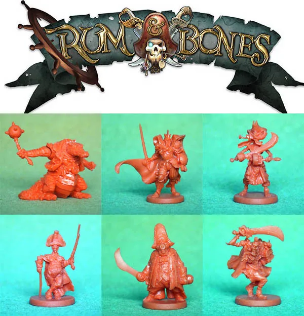 

Die casting resin Rum & Bones Rum And Bone Pirate Cmon Demons Ocean Legend Board Role-playing Games Model Coolminiornot