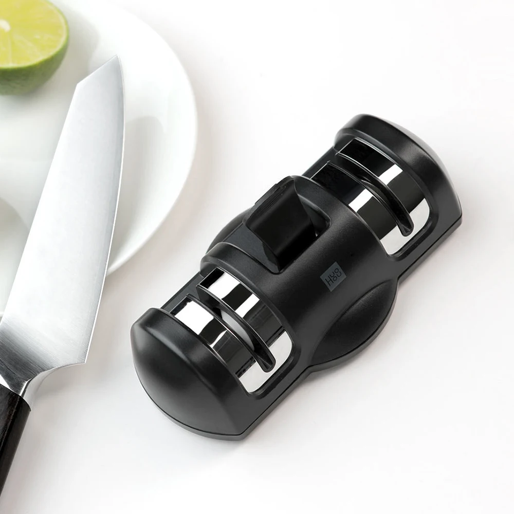 

Knife Sharpener 2 Stages Stone Grinder knives Kitchen Sharpening Whetstone Sharpener Tool Kitchen Tools