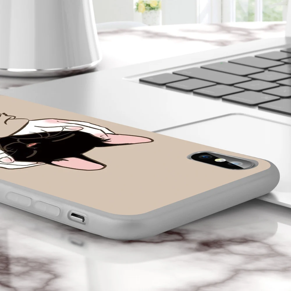 CASEIER милый чехол для iphone X XS MAX XR 7 8 Cat Чехол 11 Pro Max 6 6s Plus задняя крышка Fundas Coque