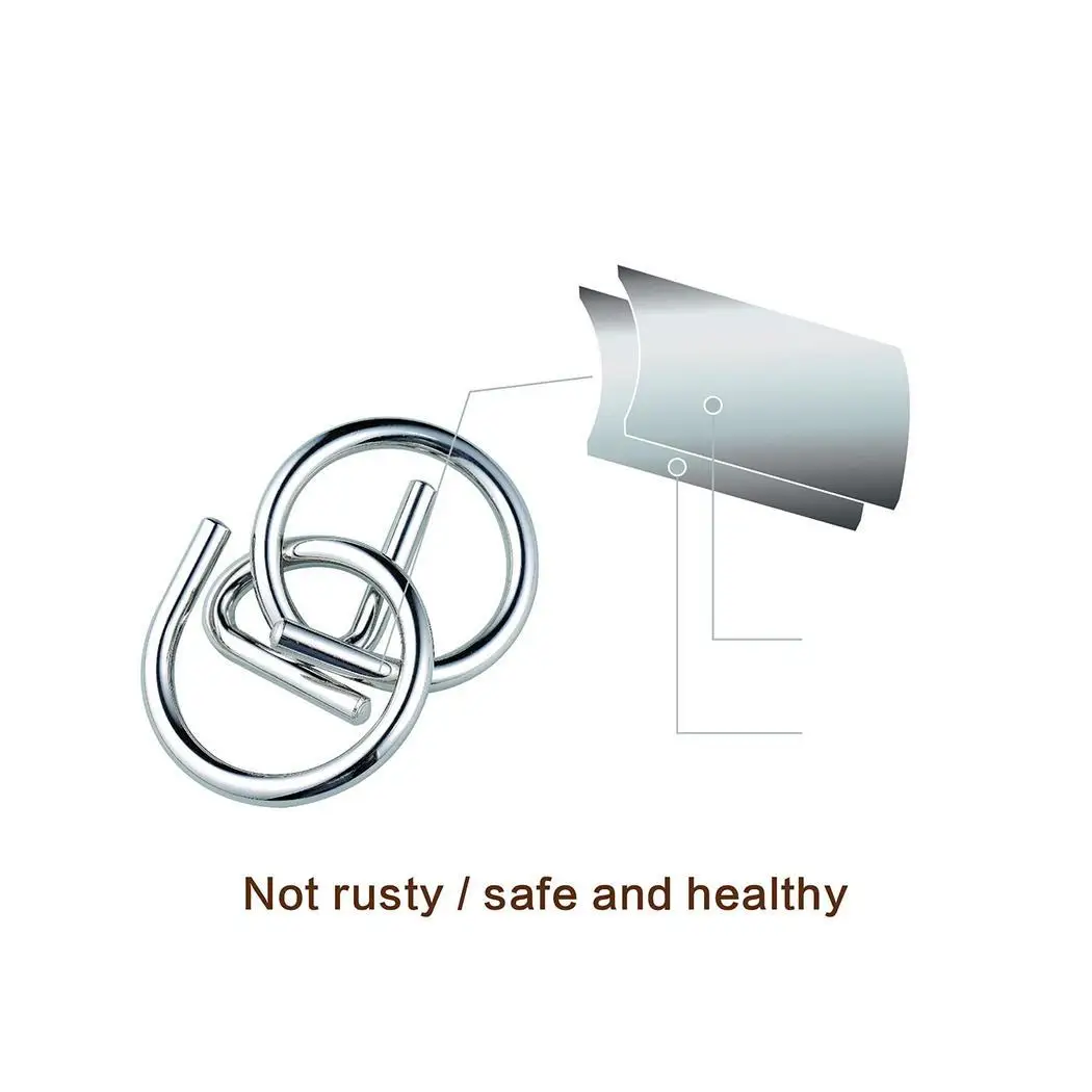 Adults Mind Children for Brain Wire IQ Toys Puzzle Reliever Puzzles Teaser Metal Anti-Stress Materials