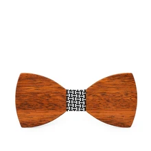 Новое поступление импортный твердый деревянный галстук воротник с узлом цветок мужской полосатый деревянный галстук ручной работы Повседневная мода Бизнес