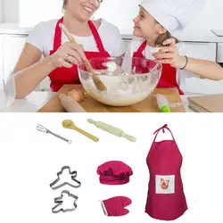 Шеф-повар костюм набор для детей девочек Пособия по кулинарии игры для девочек набор для выпечки
