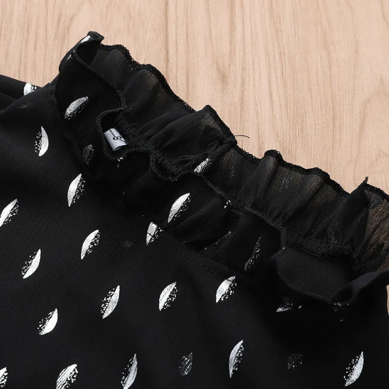 Женская Элегантная блузка с оборками и длинным рукавом Повседневная рубашка