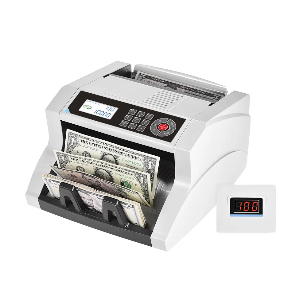 

Automatic/Manual Cash Banknote Bill Money Multi-currency Counter Counting LCD Display Built-in UV MG MT IR DD Detection