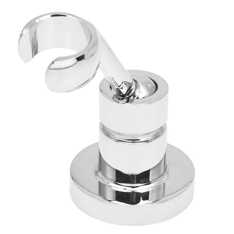 

Set Shower Hand Shower Faucet Chrome Wall Mount Adjustable Mounting