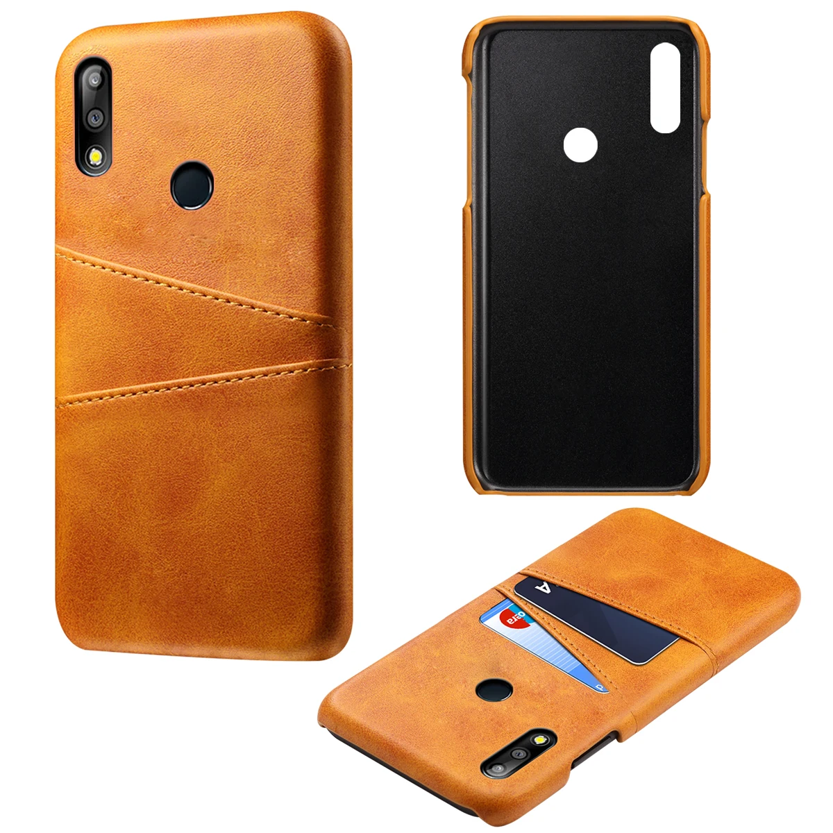 

For Asus Zenfone Max Pro M2 ZB631KL Case PU Leather Card Slot Holder Soft TPU Cover For Asus Zenfone Max M2 ZB633KL Case Silicon
