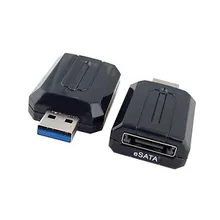 5Gbps USB 3.0 to eSATA External SATA Convertor Adapter for 2 5 3 5 Hard Disk premium external esata to sata cable 102cm length