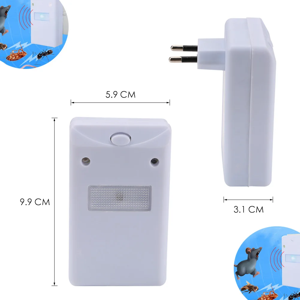 Electronic Ultrasonic Pest Reject Mouse Rodent Repeller Insect Killer Cockroach Repellent Pest Control Anti Mosquito EU US Plug Electronic Ultrasonic Pest Reject Mouse Rodent Repeller Insect Killer Cockroach Repellent Pest Control Anti Mosquito EU US Plug
