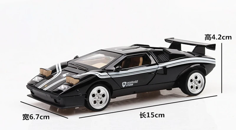 1:32 винтажные LP Countach ножницы дверь литая модель из сплава игрушечные автомобили