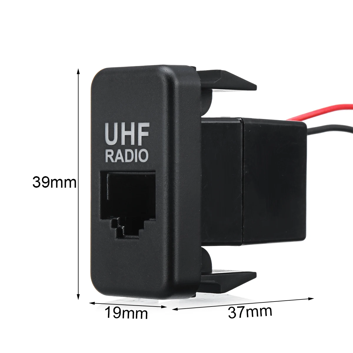 Автомобильный RJ45 Dash UHF радио интерфейс переключатель панель порт пустой разъем адаптер с синий светодиодный для TOYOTA HILUX 2005